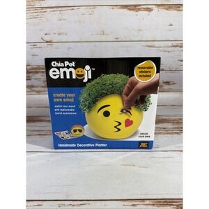 Chia Pet Emoji Create Your Own Emoji Decorative Planter 2017 Open Box